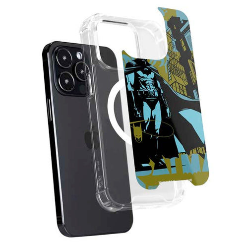 DC Comics Batman Poster Abstract iPhone 16 Pro MagSafe Case